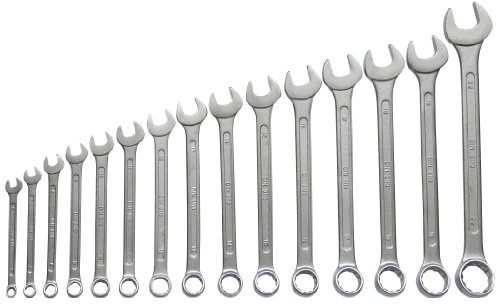 Famex 10340-15 Gabel Ring Schlüssel Satz 15-teilig, 6-22 mm, High End Qualität