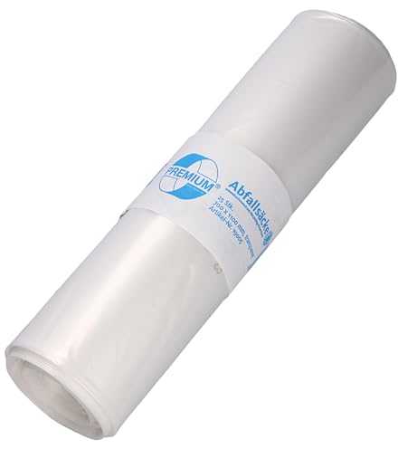 Müllsäcke DEISS PREMIUM transparent 70 my 120 L, 120 Liter - 70 my, 19005