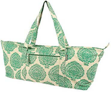 Yoga-Mad Unisex Deluxe Prop Große Yoga-Tasche, Grün, 83 x 20 x 30 cm