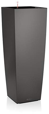 LECHUZA CUBICO Alto Premium 40 anthrazit metallic 18233