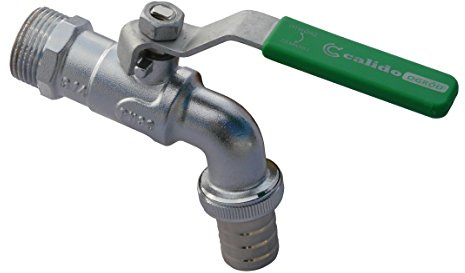 Beständig handliche Messing Gartenschlauch Wasserhahn 3/4BSP Kugelventil calido