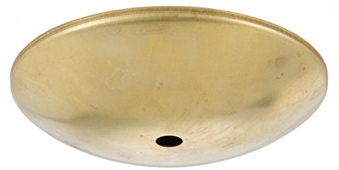 B&P Lamp® Modern Style Ceiling Light Canopy Plate (Unfinished Brass)