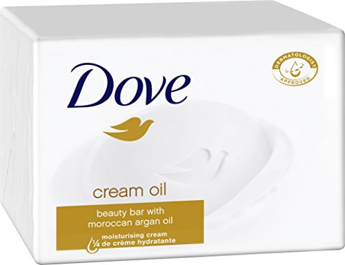 Dove Lavaggio Pezzi Beauty Cream Bar sapone Cream Oil, confezione da (6 X 100 G)