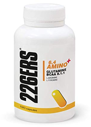 226ERS 6.4 Amino+ | Aminoacidi Pre e Post Workout | Potente Integratore Sportivo con Glutammina + BCAA + L-Arginina + L-Tirosina - 120 compresse