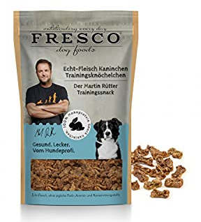 Martin Rütter Trainingsknöchelchen Kaninchen für Hunde | gesund und natürlich | Fleischprodukt Monoprotein | getreidefrei | ohne künstliche Zusätze | Made in Germany