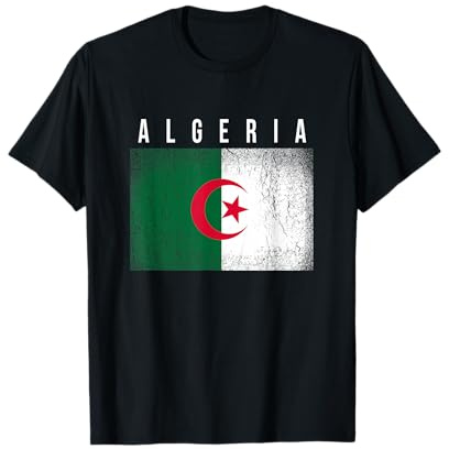 Algeria flag cadeau love drapeau de l'algerie T-Shirt