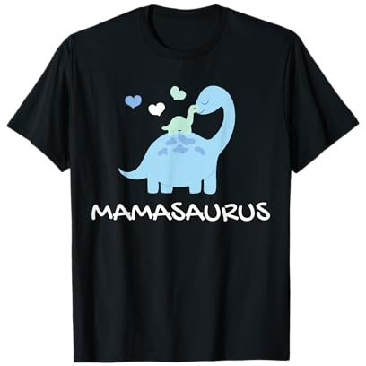 Mamasaurus Mama Mutter Eltern Süßes Dinosaurier T-Shirt