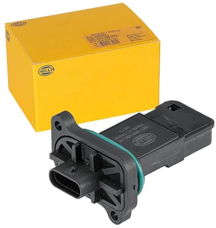 HELLA 8ET 358 095-461 Luftmassenmesser - 4-polig - geschraubt - mit Dichtung | 8ET 358 095-461 passend für 1 2 3 4 5 6 I8 X1 X2 X3 X4 X5 Z4
