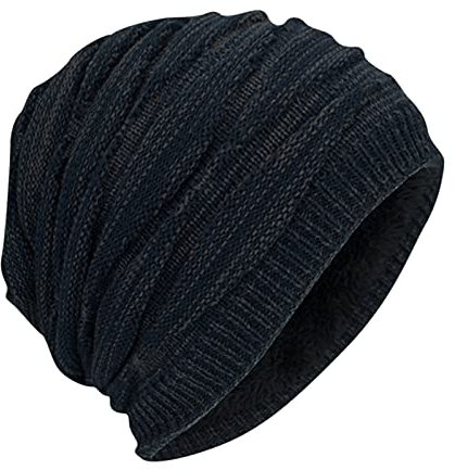 HANXIULIN Wintermütze Schal Set Damen Flexibler Halswärme Strickmützen mit Reißverschluss, Winddichte ​ mit Fell-Bommel Fleece Innenfutter gefüttert - warme Damen Bommelmütze