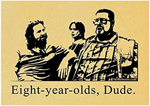 Poster The Big Lebowski Vintage-Filmplakat, Wandkunst, Bilder, Leinwand, Malerei, Poster Und Drucke, Heimdekoration 50X70Cm Kein Rahmen