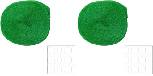 Xclou Filet de Protection pour Arbres fruitiers 4x10 m - Protection Anti Oiseaux et Animaux - Filet en polyéthylène Robuste avec Mailles Extra Fines 8 mm (Lot de 2)