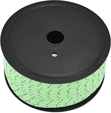 50m Zeltleine, reflektierendes Nylonseil 5mm Zelt reflektierende Leine fluoreszierende Leine Zeltdach Leine Wäscheleine für Camping, Überleben, Outdoor, Camping