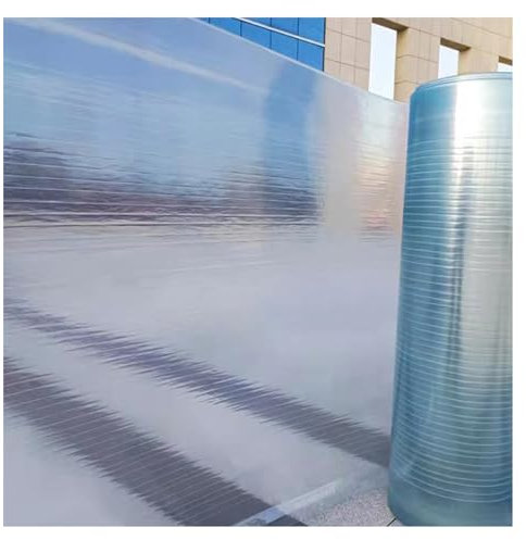 PFCDZDU Polycarbonat Gewächshaus Blätter, Klar Überdachung Verkleidung Ausdauer Planke, Ersatz UV Regenfeste Markise Abdeckung Für Draussen Pergola Baracke Panel (Farbe : Clear-1mm, Größe : 1x8m)