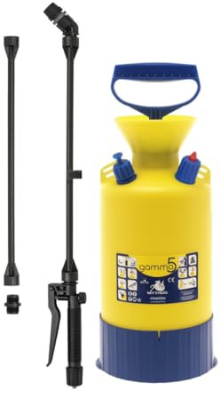 DiMartino Gamma Pressure Pump Garden Sprayer for Gardening, Weed Killer Sprayer Pump, Water Sprayer, Disinfection and Agriculture Pest Control Sprayer. (5Ltr)
