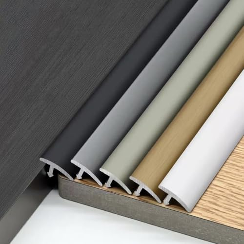 RTVGNSZSJL Bodenübergangsstreifen Aluminium, Abdeckleisten Für Fußböden, Übergangsprofil Für Holz/Vinyl/Fliesen, Bodenleiste (Gold,W30mm/1.2in)