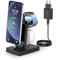 Ladestation für mehrere geräte - NANAMI 30W USB C Schnellladestation kompatibel mit Samsung Watch und Handy, 3 in 1 Ladegerät für Galaxy S/Z Flip/Z Fold/A Serie,Galaxy Watch Ultra/7/6/5/4, Galaxy Buds