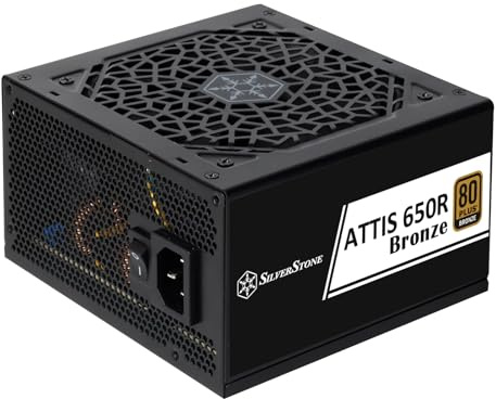 Silverstone Technology Fuente de alimentación ATX ATX 3,1 80 Plus Bronze 650W, SST-AT650R-BF