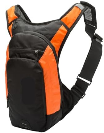 IUYIXWFP Fahrradrucksäcke Motorrad-Trinkrucksack, reflektierendes Motorrad, Mountainbike, Outdoor-Sport, Gepäck, Fahrradausrüstung Für Radsport，Camping(Orange)