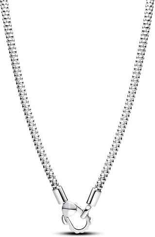 PANDORA Damen-Halskette Silber Nieten 393682C00