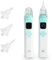 Shinekoo Aspiratore nasale elettrico 3 in 1, aspiratore nasale per bambini, aspiratore nasale per bambini, aspirapolvere per naso ricaricabile, con 3 ugelli in silicone e 3 ventose anti-riflusso