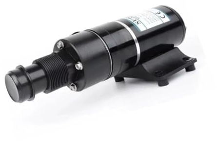 Bomba maceradora de MP-4500, trituradora eléctrica de aguas residuales de 12V y 24V, bomba de aguas residuales de 45,0 LPM for RV, barco, inodoro, fregadero de cocina(12V)