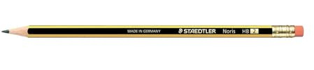 Staedtler 122 Noris Bleistift HB Radiergummi 12 Stück