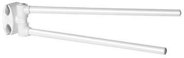 Badheizkörper Zubehör Handtuchhalter XIMAX Handuchstange drehbar 350 mm Weiss