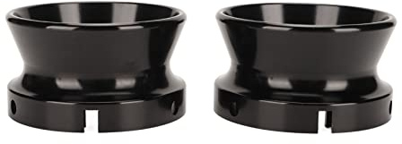 Ouvreur de 25,4 cm, facile à installer, dispositif de chargement universel, 2 adaptateurs de moyeu Nab en alliage d'aluminium noir poli pour enregistreurs de bande à bobine