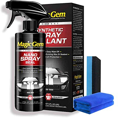 YOUZ Magic Gem Nano Spray Seal, Cera per Auto e Lucidante Spray, Rimozione dei Graffi, Protezione Contro Acqua e Sporco, 8 FL. OZ/16 FL. OZ