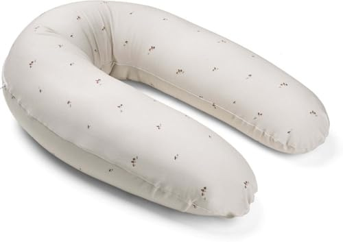 doomoo Coussin de Grossesse & Coussin d'allaitement Buddy 180 cm, Ultra Confort pour Dormir Pendant la Grossesse, Soulage Dos, Jambes & Ventre - Housse Bio, Lavable & Certifiée Oeko-TEX, Mushrooms