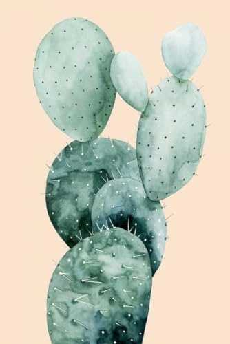 Cactus on Coral I Poster Print - Grace Popp (15 x 24)