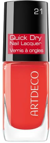ARTDECO Quick Dry Nail Lacquer - Schnelltrocknender Nagellack mit Algenextrakt - 1 x 10 ml