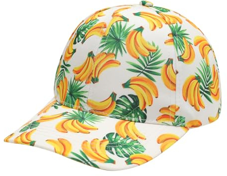 ZLYC Damen Sommer Baseball Cap Mode Blumen Atmungsaktiv Basecap