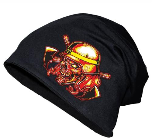 Spaß Kostet Herren Long Beanie Feuerwehr Fire Smoke feuerwehrmann 112 Beruf freiwillige FFW