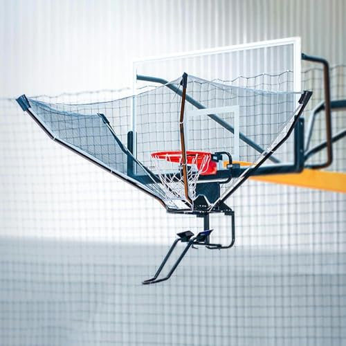 Basketball Rebounder Netz, Outdoor Shot Training Return Attachment für effizientes Üben, Ideal für Parks und Fitnessstudios, Verbessert Training und Fähigkeitsentwicklung