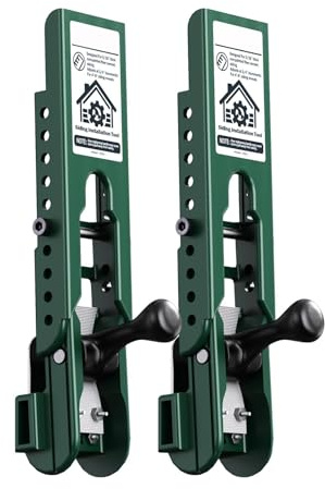 2 Pack Professional Siding Installation Tool with Adjustable Reveal Gauges for 5/16 Inch Fiber Cements Board Mounting
