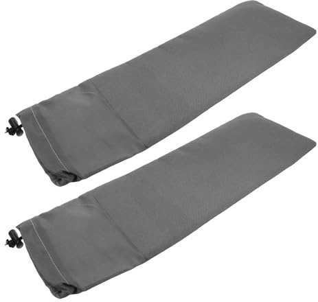 Homoyoyo 2pcs Portable Camping Peg Bag Made of Sturdy Oxford Cloth for Tent Stakes Storage Organizer, for Climbing and Fishing Outdoor Activities Random Color