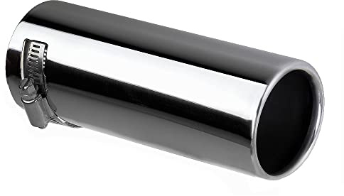 E-TECH 50mm Diameter Classic Round Exhaust Tip - Fits pipes 30mm-45mm