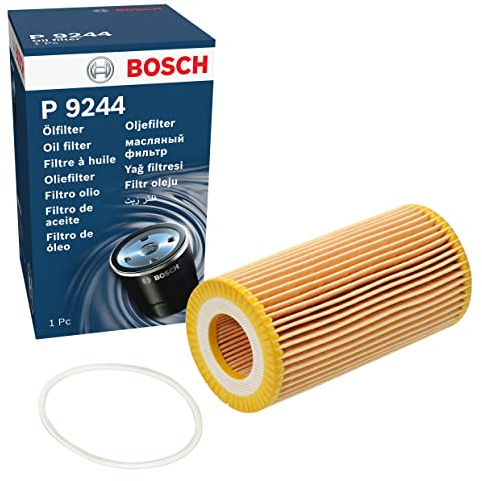 Bosch P9244 Car Oil Filter - Separates Soot and Metal Particles from Engine Oil - Provides Reliable Engine Lubrication