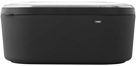 Vipp VIPP270 - Portapane in acciaio, 41 x 22,5 cm, altezza 19 cm, colore: Nero