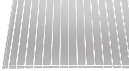 Acryl Stegplatten Hohlkammerplatten klar 16 mm (2500 x 980 x 16 mm)