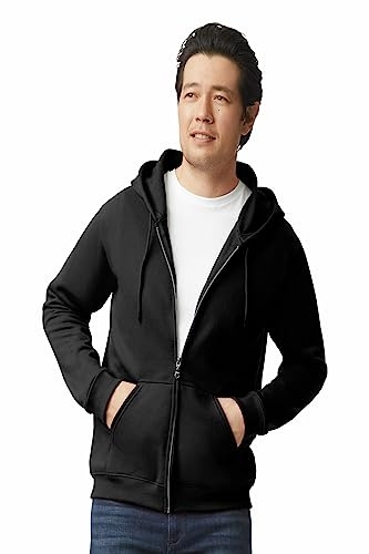 Gildan Unisex Kapuzensweatshirt aus Fleece mit Reißverschluss, Stil G18600 T-Shirt