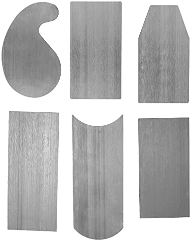 ASNOMY 6-teiliger Ziehklingensatz, Ziehklinge, Schrankschaber Schrankschäler Stärke 0.8 mm