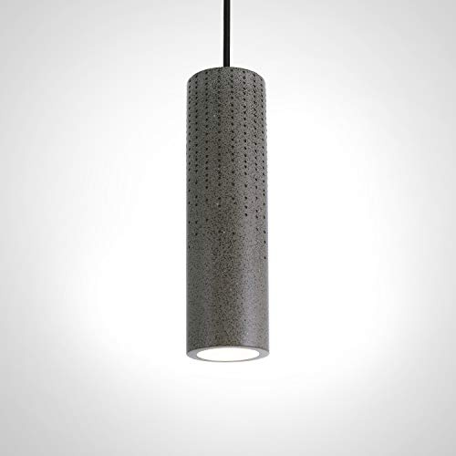 Paco Home Pendelleuchte, GU10, Lampe Für Wohnzimmer Esszimmer Küche, Höhenverstellbar, Farbe: Beton-Sandstein-Schwarz, Leuchtmittel: ohne Leuchtmittel