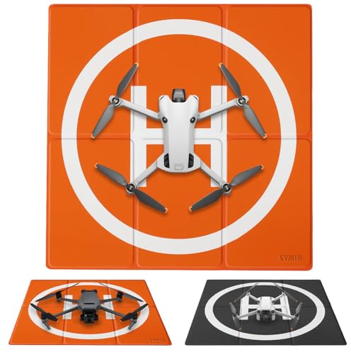 SYMIK LP500 Drohnen Landeplatz Faltbar 20''/50cm, Beschwerter doppelseitiger wasserdichter schnell faltbar Drone Landing Pad für DJI Mini 5Pro/4 Pro/3/Mini 4K/Mini 2 SE/Air 3/Flip/Neo/Mavic 4 Pro