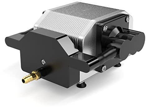 30L/Min Air Assist Pump Air Compressor for S10 Engraving Machine Adjustable Speed Low Noise Low Vibration Stable Output Upgraded Engraving and Cutting Machine Accessory