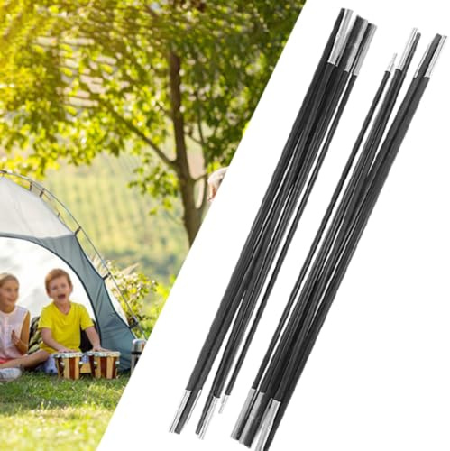 Akozon 4,9 M Camping Zelt Stangen Stangen Outdoor Stützstangen Multifunktions Leichte Zelt Stange Markise Rahmen Kit Fiberglas Zelt Stangen Ersatz