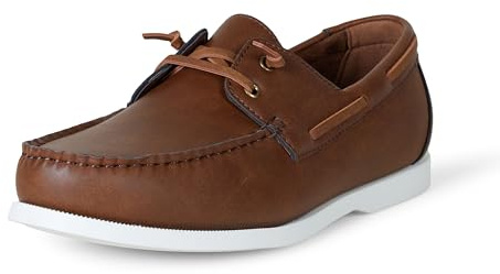 Amazon Essentials Scarpa da Barca da Uomo, Senza Lacci, Marrone, 40