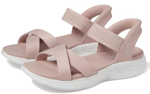 Skechers Ultra Flex 3.0-Never Netter Damen-Sandalen, Blush, 40 EU