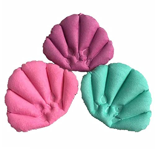 Almohada para bañera, Almohada de baño de Rizo, Almohada Inflable para bañera, cojín de SPA, cómodo cojín para bañera, cojín de baño para el hogar, hoteles y baños